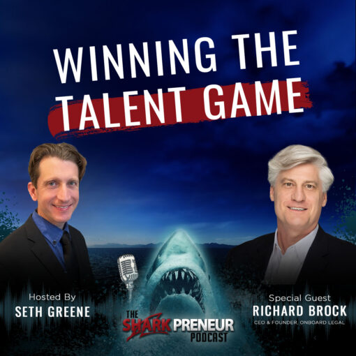 Richard Brock is featured on the Sharkpreneur podcast.